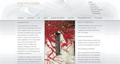 Desktop Screenshot of fotogalerie-gobel.de